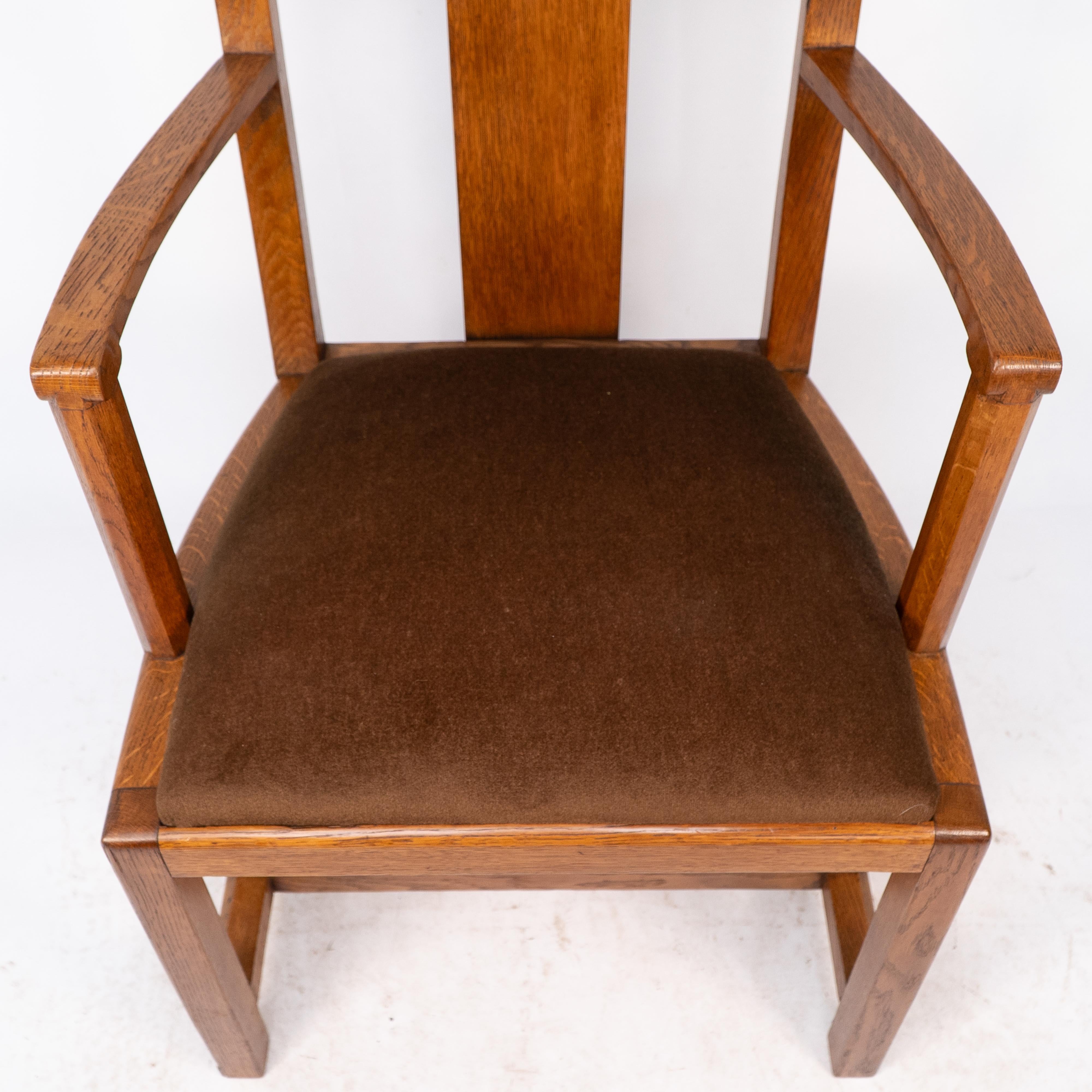 Hand-Crafted Frank Brangwyn, Armchair for the Canadian Pacific Liner 'SS Empress of Britain' For Sale