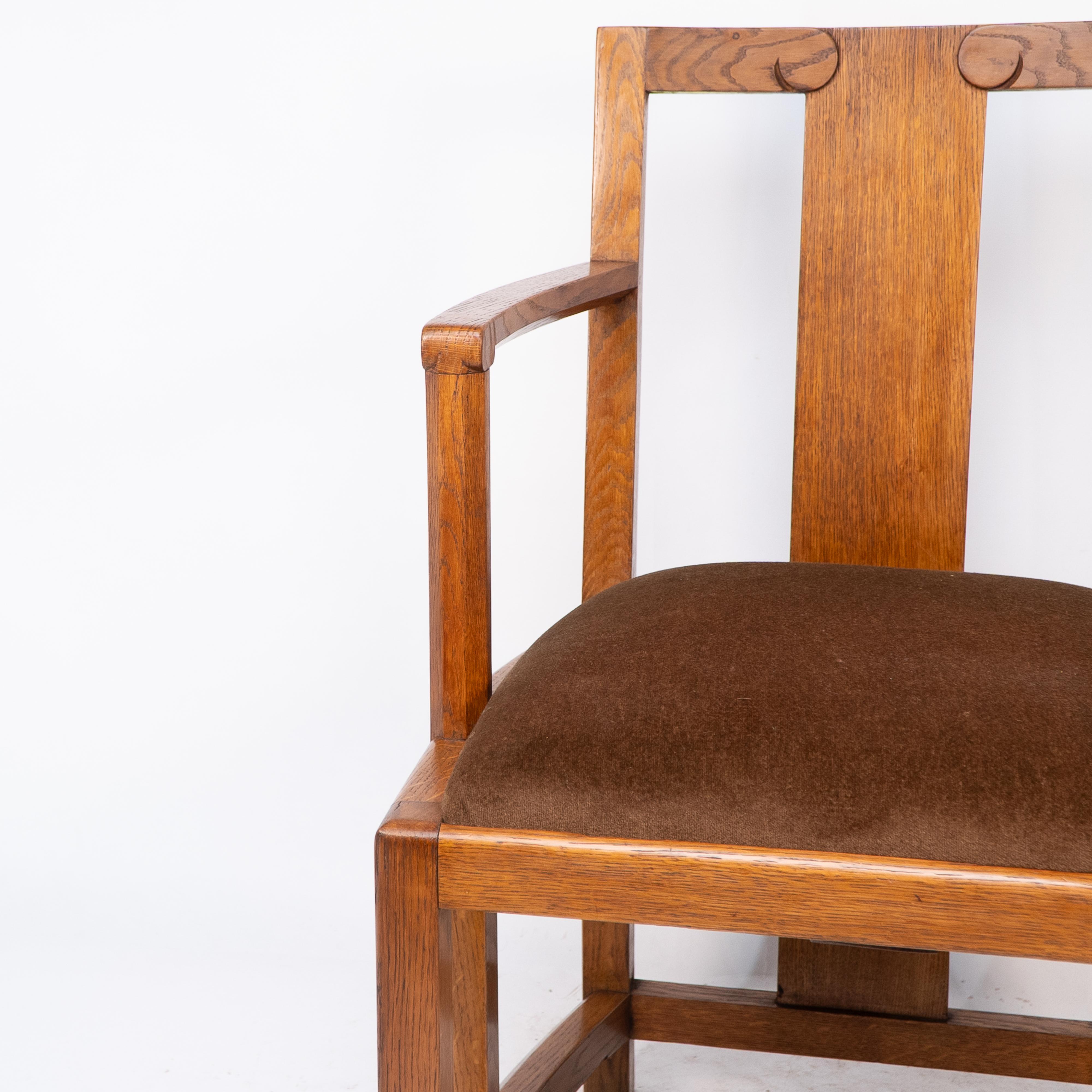 Frank Brangwyn, Armchair for the Canadian Pacific Liner 'SS Empress of Britain' In Good Condition For Sale In London, GB