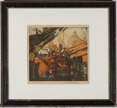 Frank Brangwyn RA (1867-1956) - Signed Lithograph, Santa Maria della Salute