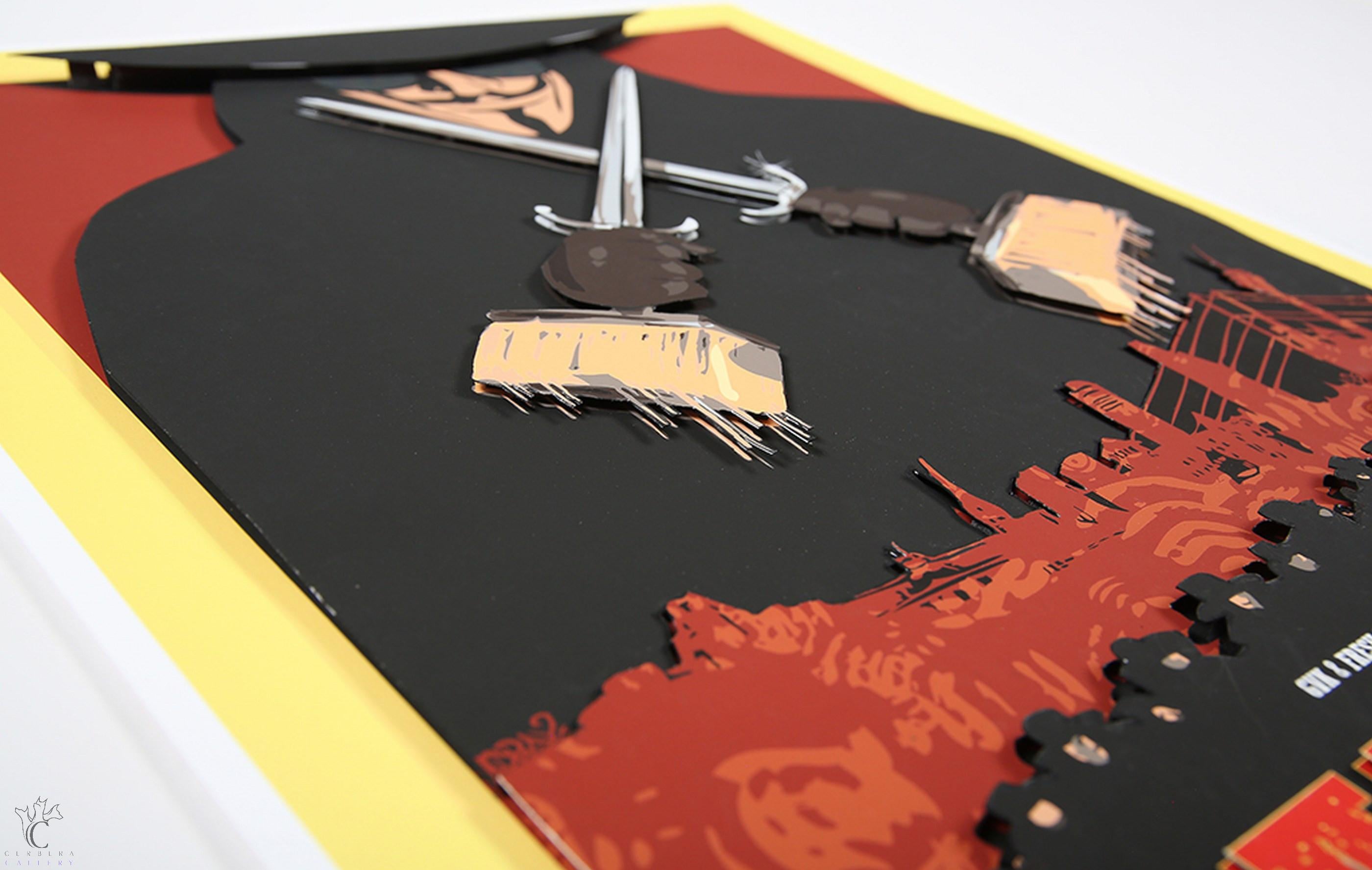 Badboy Vendetta (Guy Fawkes, Gunpowder Plot, David Lloyd, Anarchy, Street Art) - Pop Art Print by Frank Brenner