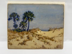 Frank C. Mathewson (American, 1862–1941) Dune Palmettos, Isle of Palms, 1920