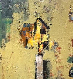 Floral Still Life N°2 by Frank Chabry - Oil on Canvas - 73x54 cm