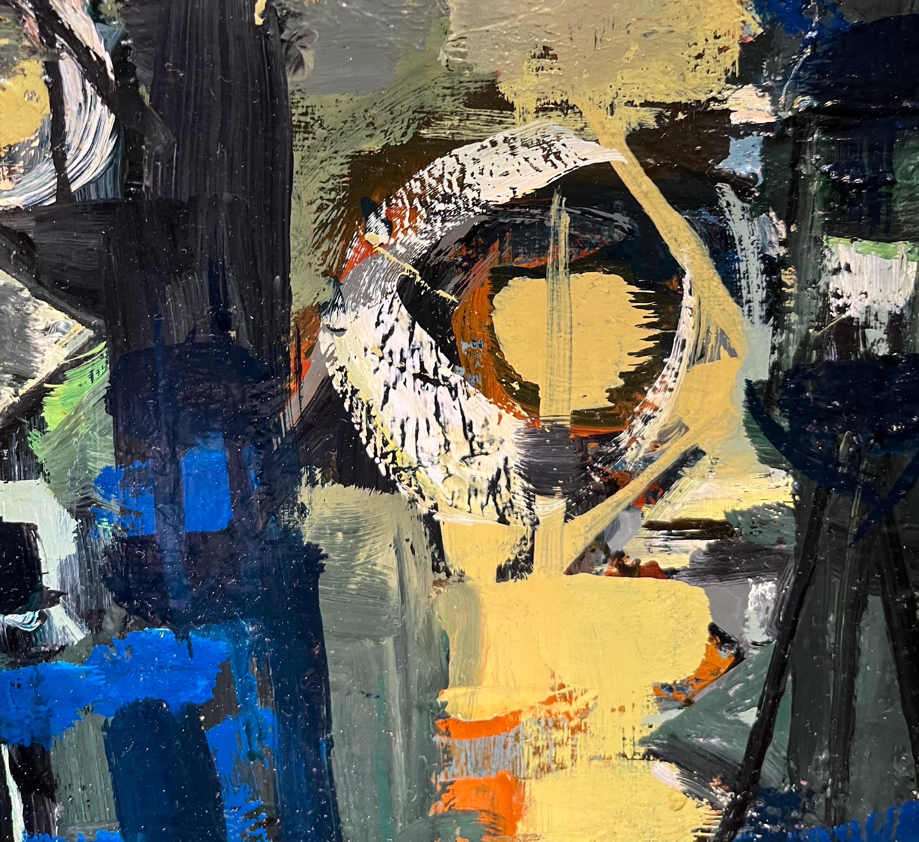 Bodegón Floral N°2 de Frank Chabry - Óleo sobre lienzo - 73x54 cm en venta 4