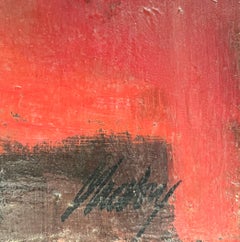 Flores en un vaso de Frank Chabry - Óleo sobre lienzo - 46x38 cm