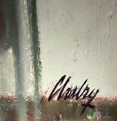 Flowers in a Vase by Frank Chabry - Oil on canvas 65.5x54.5 cm