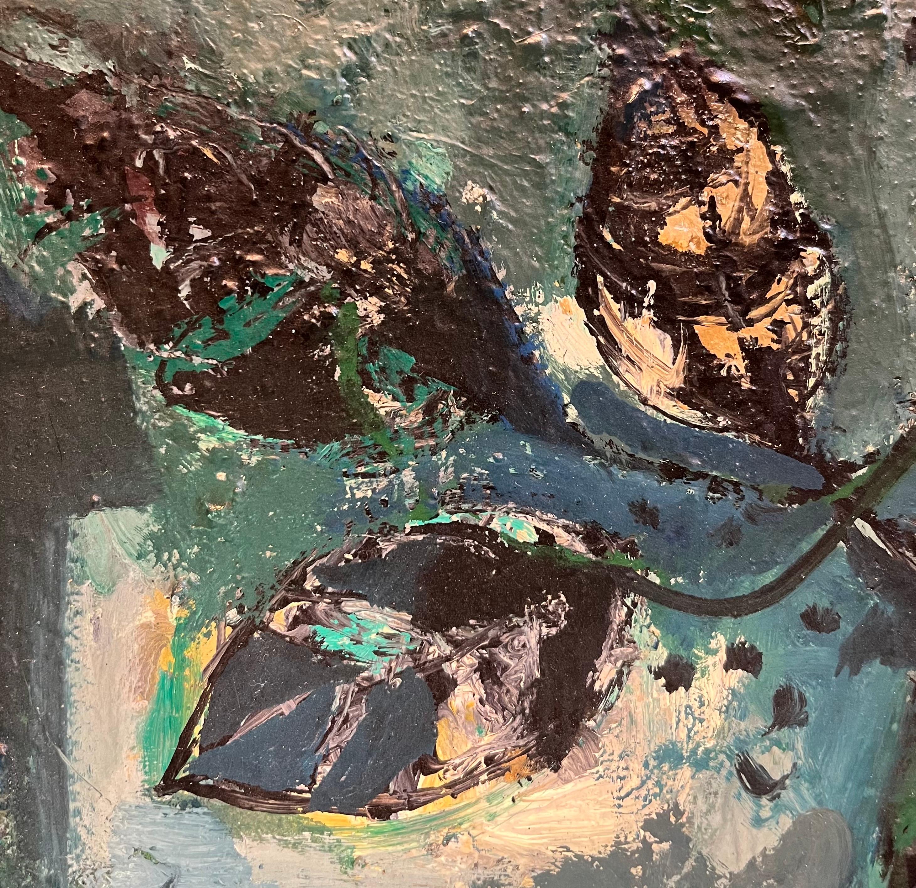 Still Life N°2 by Frank Chabry - Oil on Canvas - 46x38 cm For Sale 6