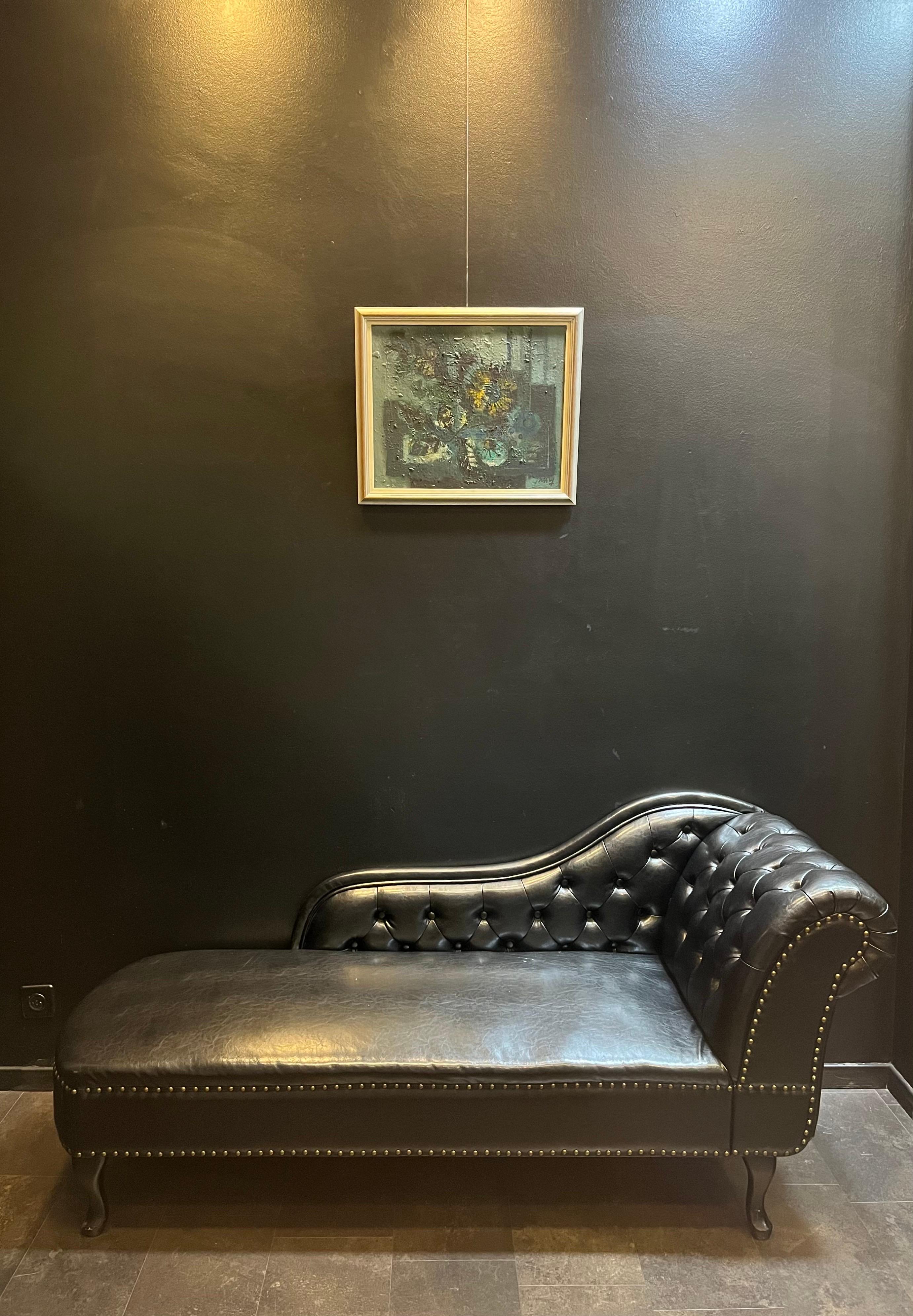 Still Life N°2 by Frank Chabry - Oil on Canvas - 46x38 cm For Sale 7