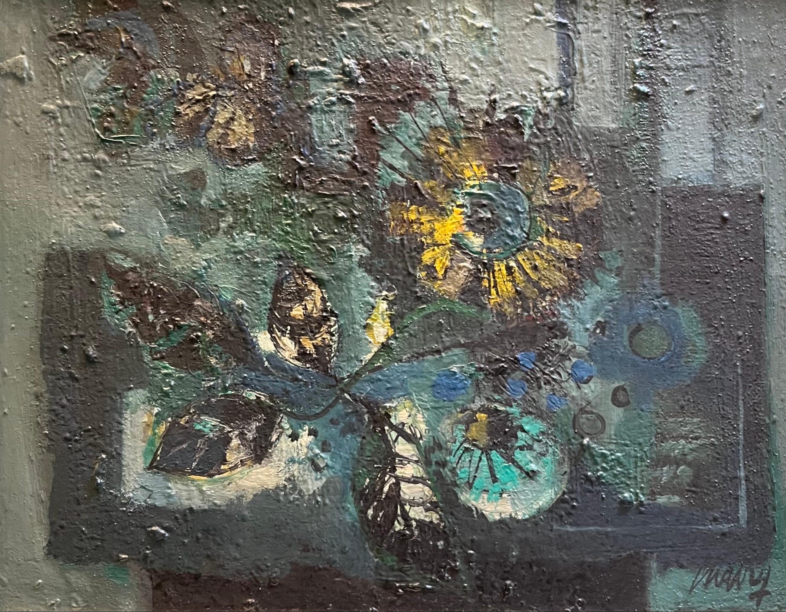 Still Life N°2 by Frank Chabry - Oil on Canvas - 46x38 cm