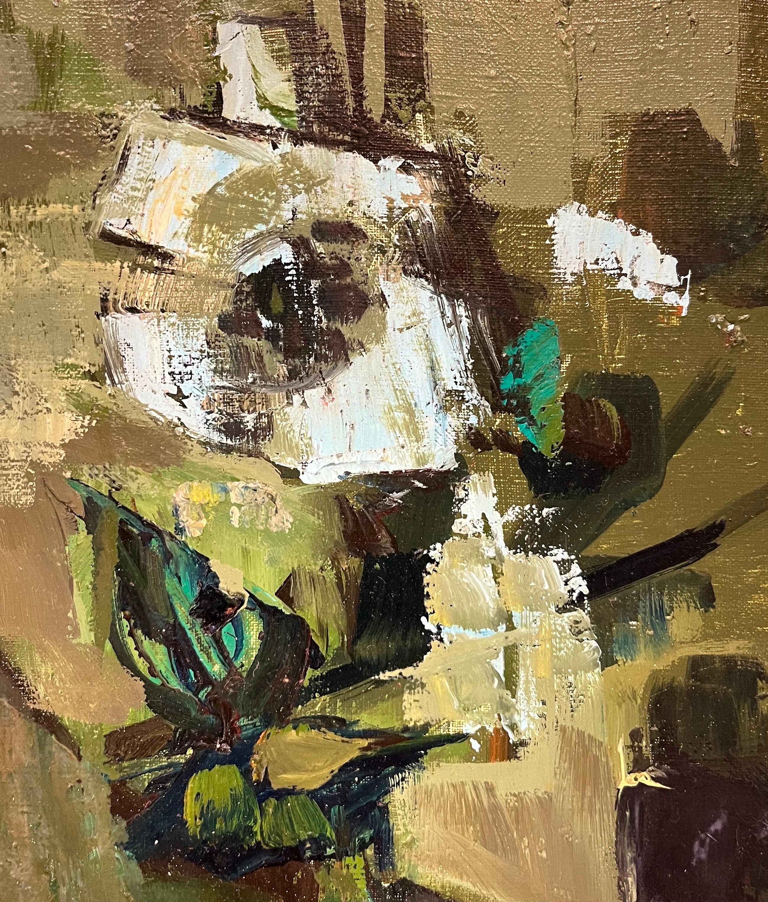 Stillleben mit Früchten von Frank Chabry – Öl auf Leinwand 61x50 cm im Angebot 5