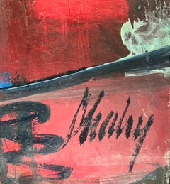 L'Iniziato di Frank Chabry - Olio su tela 65,5x50,5 cm