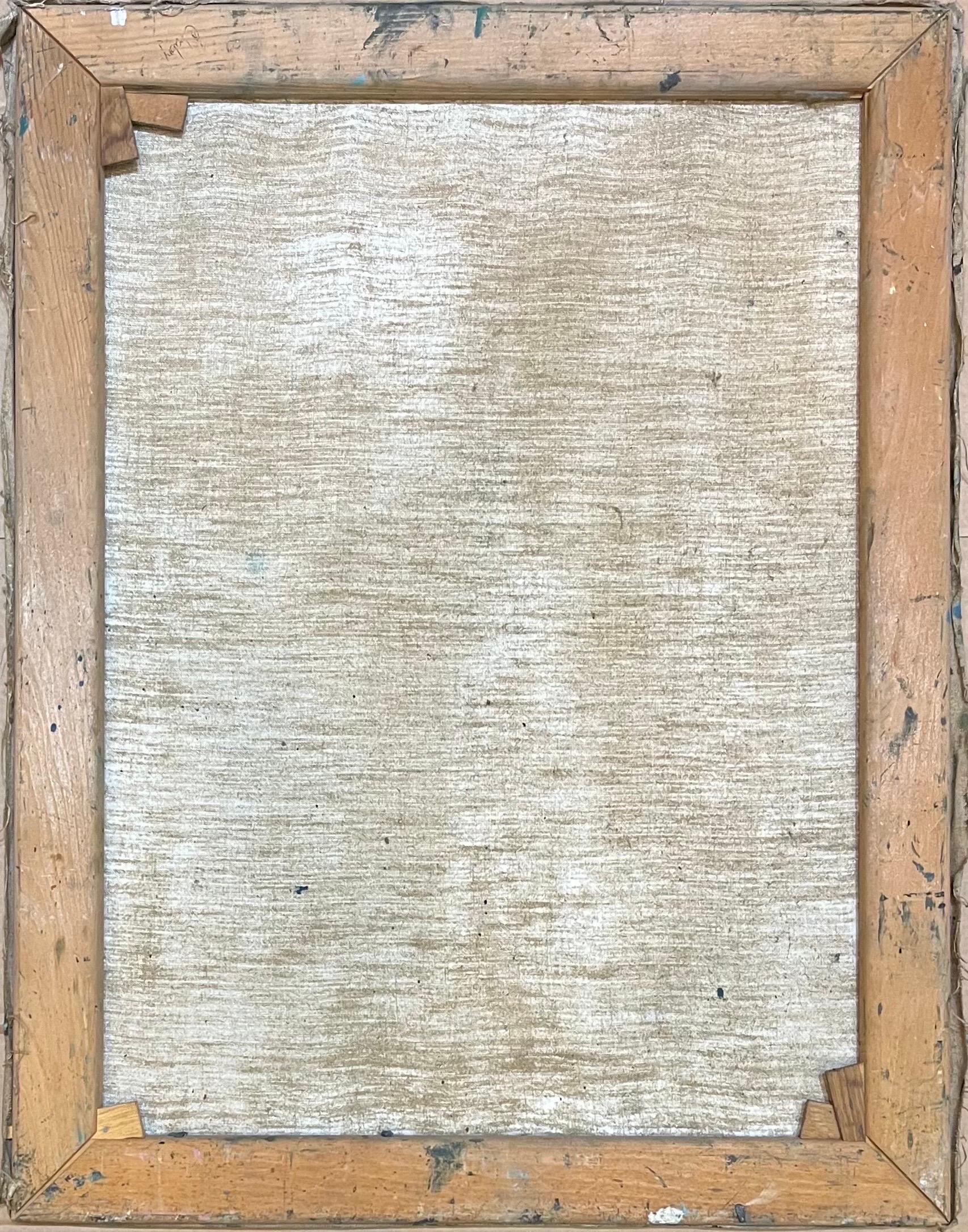 L'Iniziato di Frank Chabry - Olio su tela 65,5x50,5 cm in vendita 7