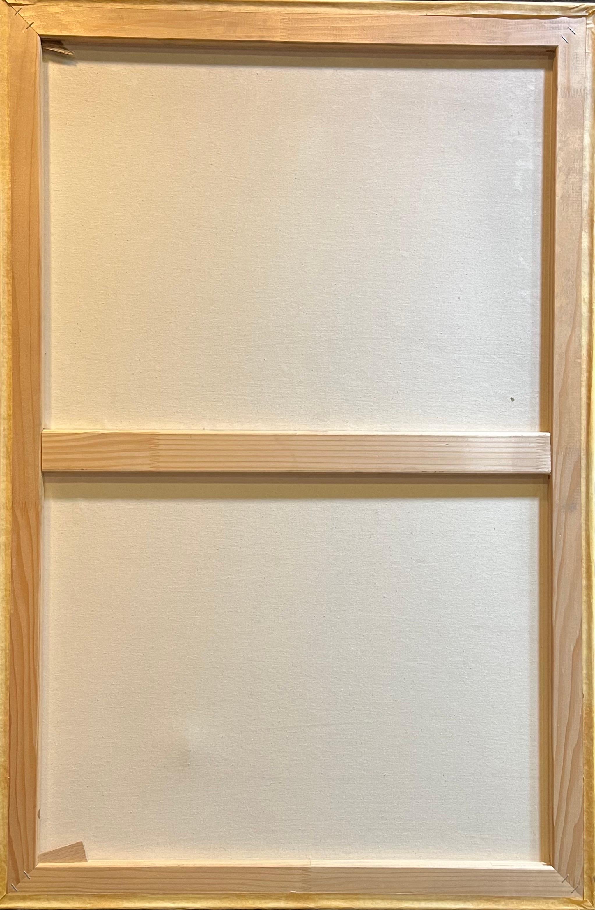 „Der Student“ von Frank Chabry – Öl auf Leinwand/Bücher 102x68 cm im Angebot 7