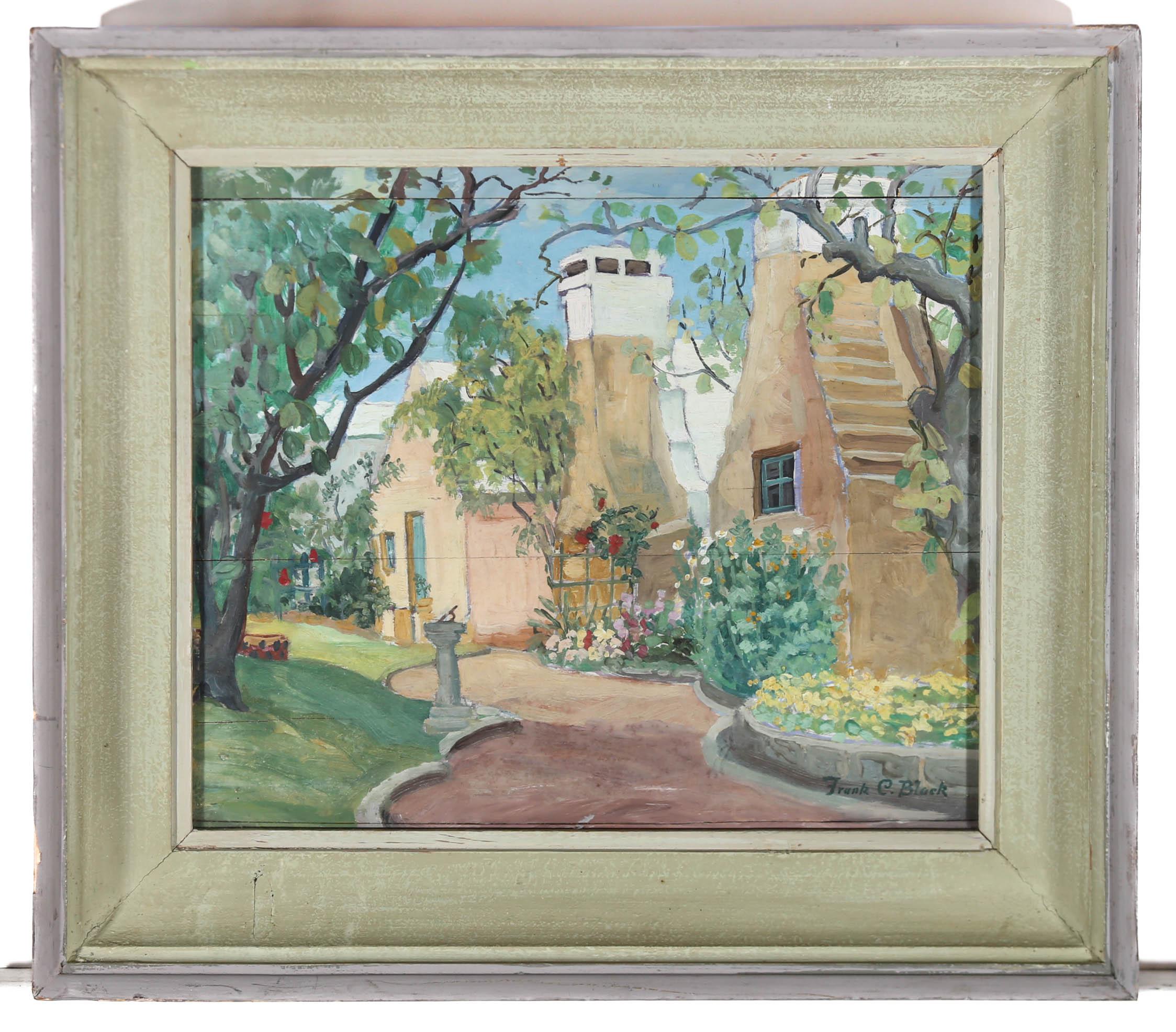 Frank Charles Black (British 1894-1982) - Framed Oil, Villa Gardens For Sale 2