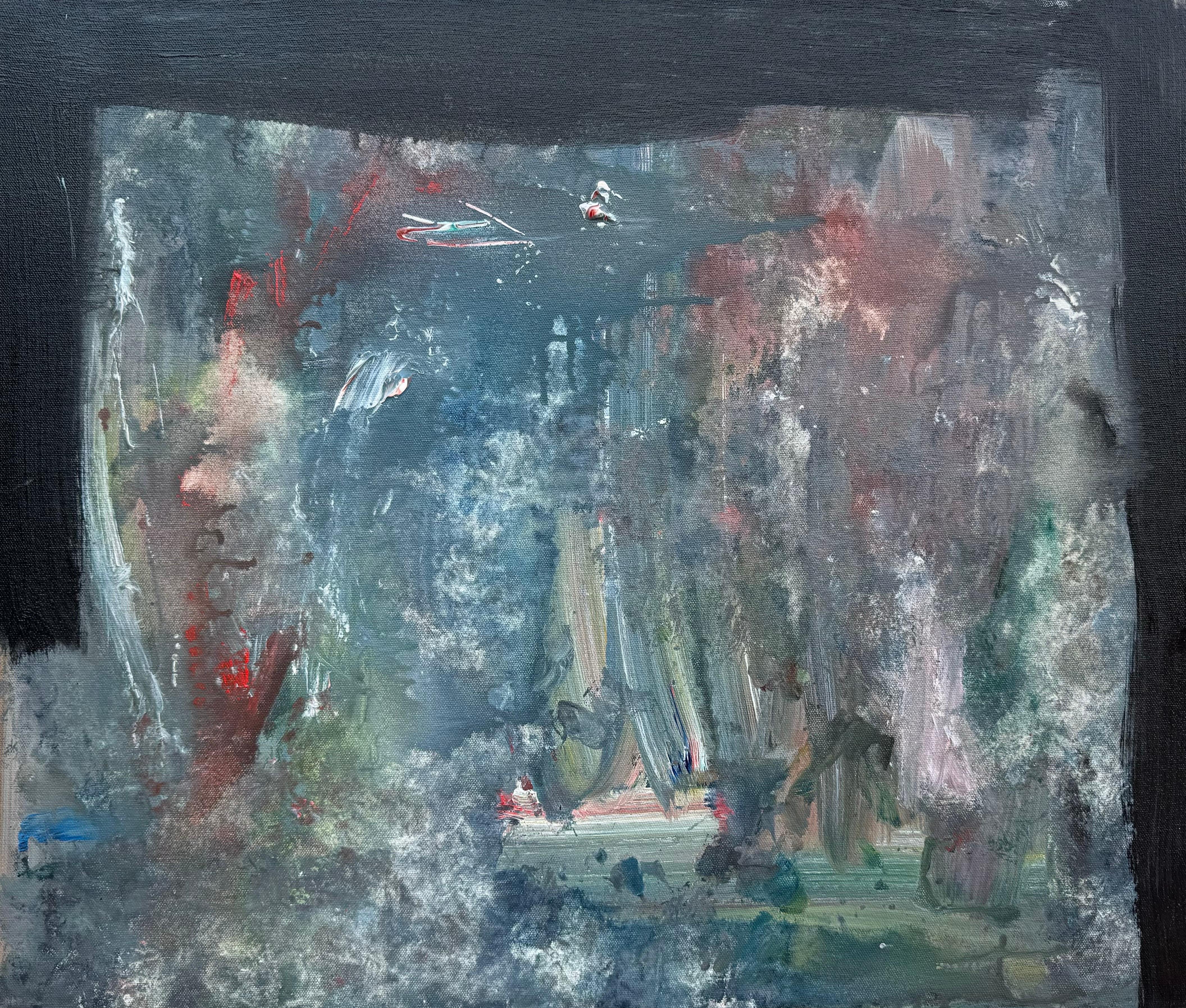 Border line - Painting by Frank Chiodo