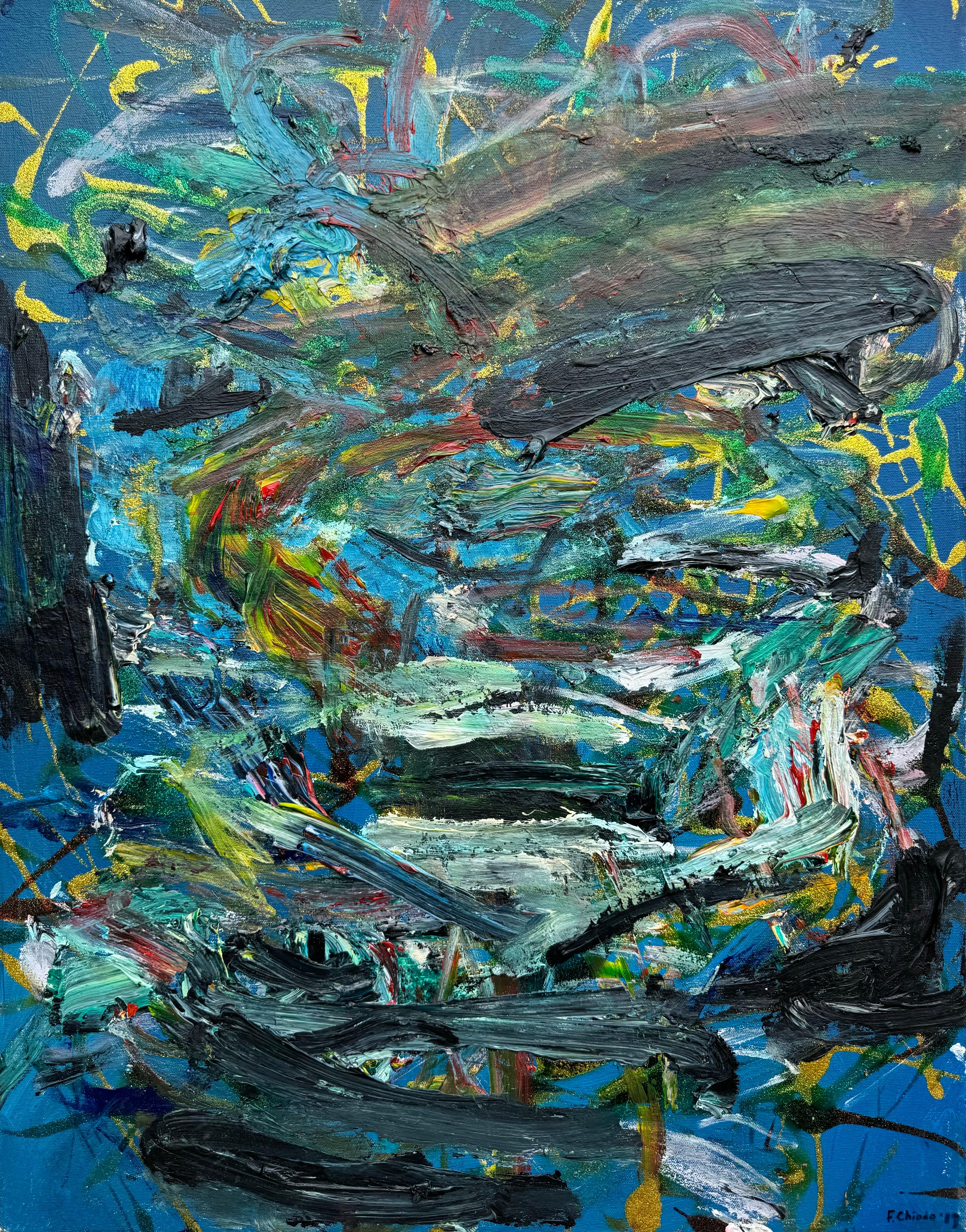 Abstract Painting di Frank Chiodo - Barriera corallina I+I