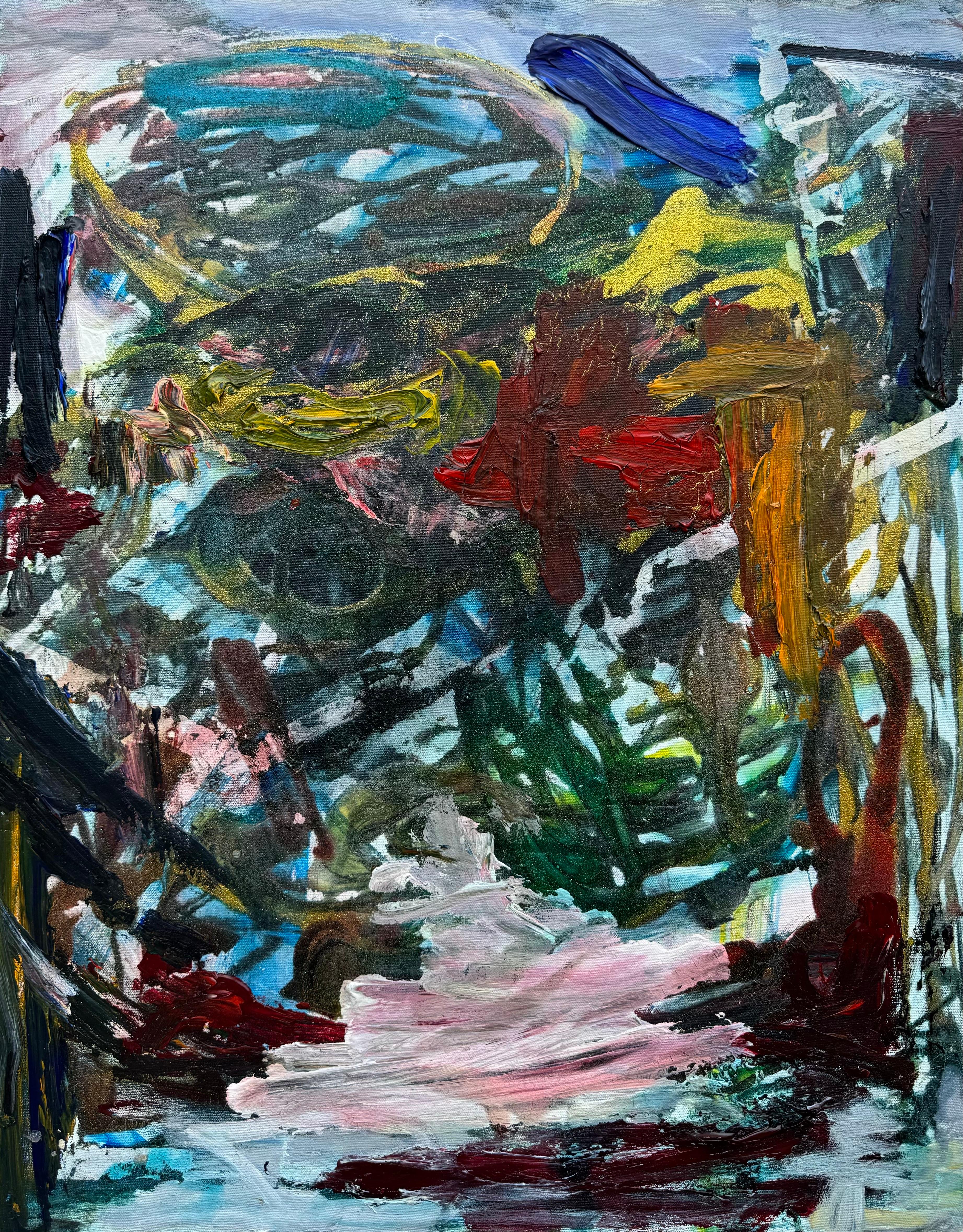 Abstract Painting di Frank Chiodo - Barriera corallina II