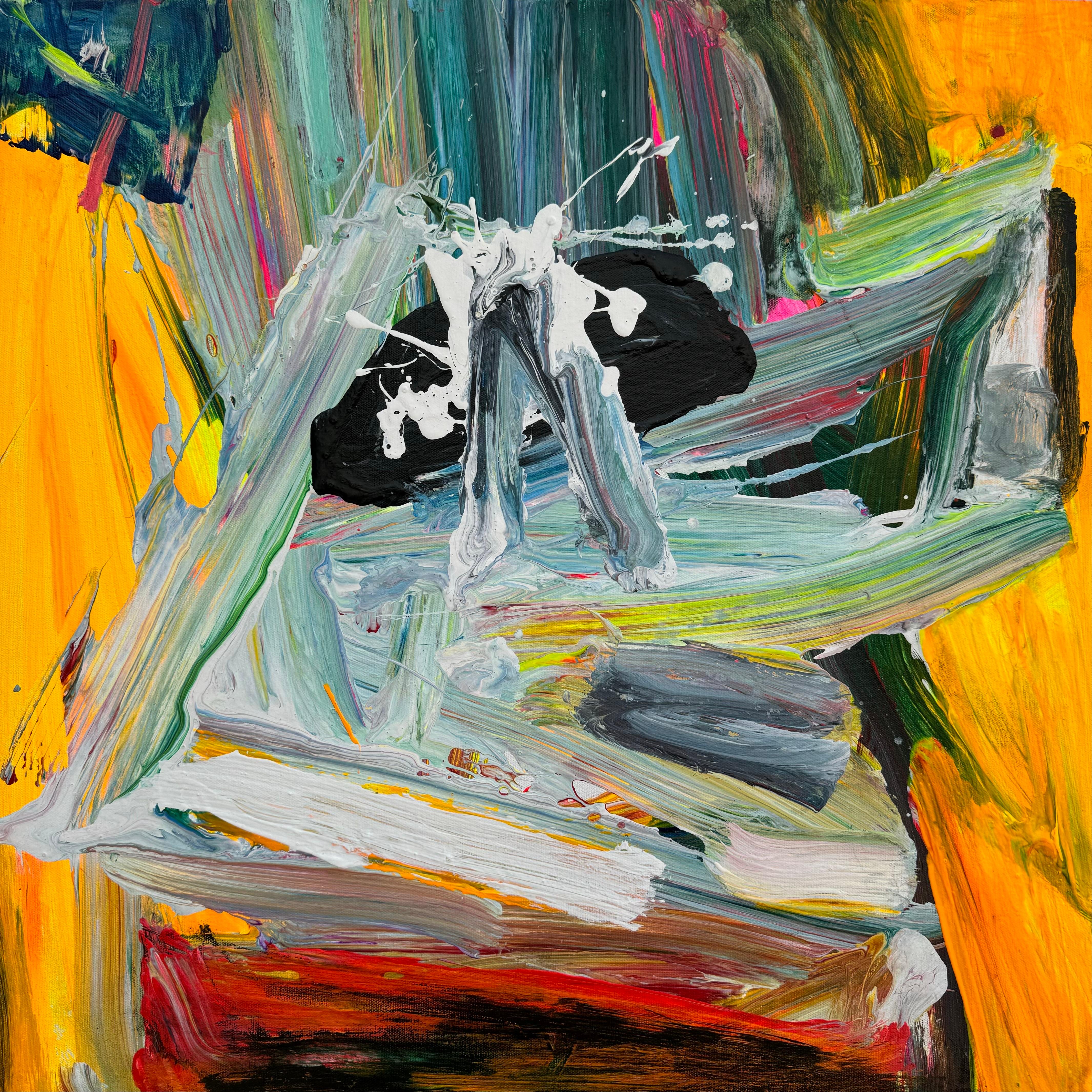 Springender Träumer – Painting von Frank Chiodo