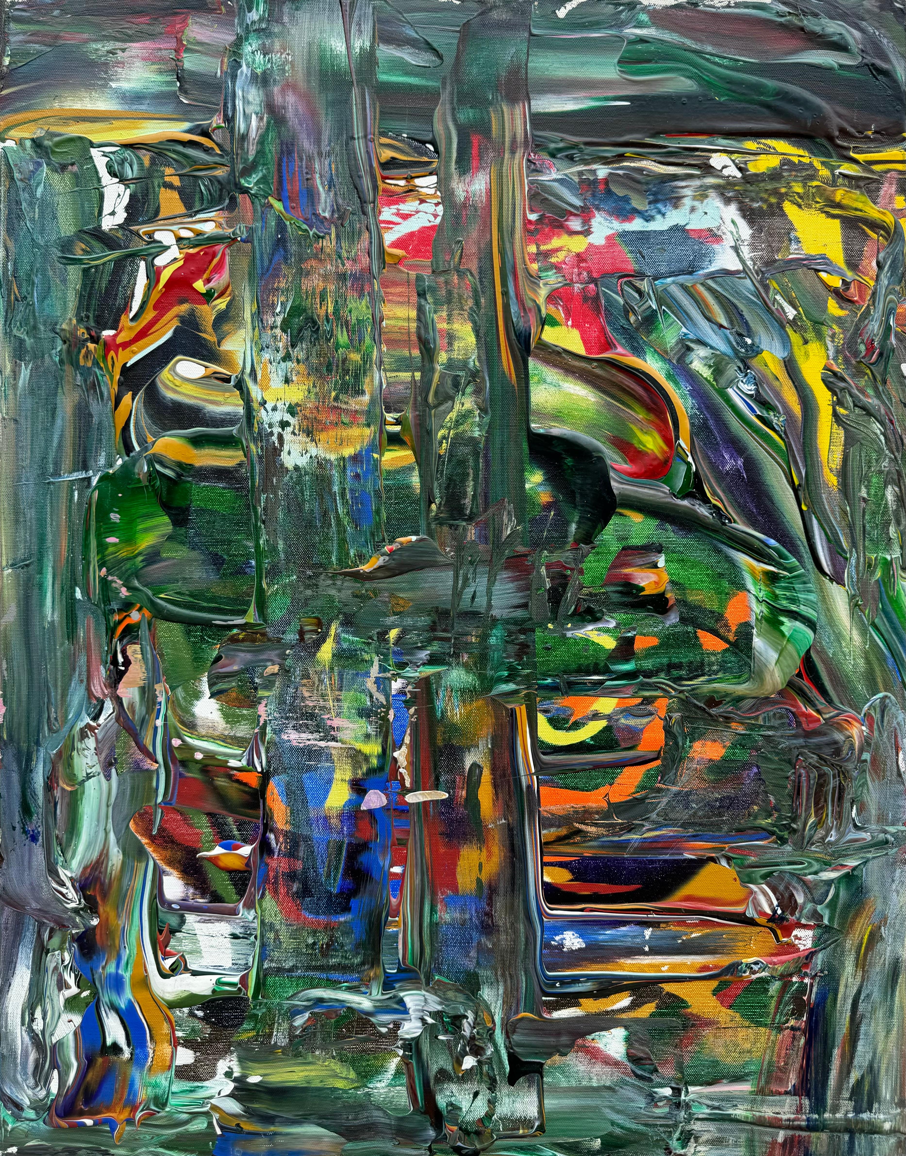 Abstract Painting di Frank Chiodo - Lande di Oz