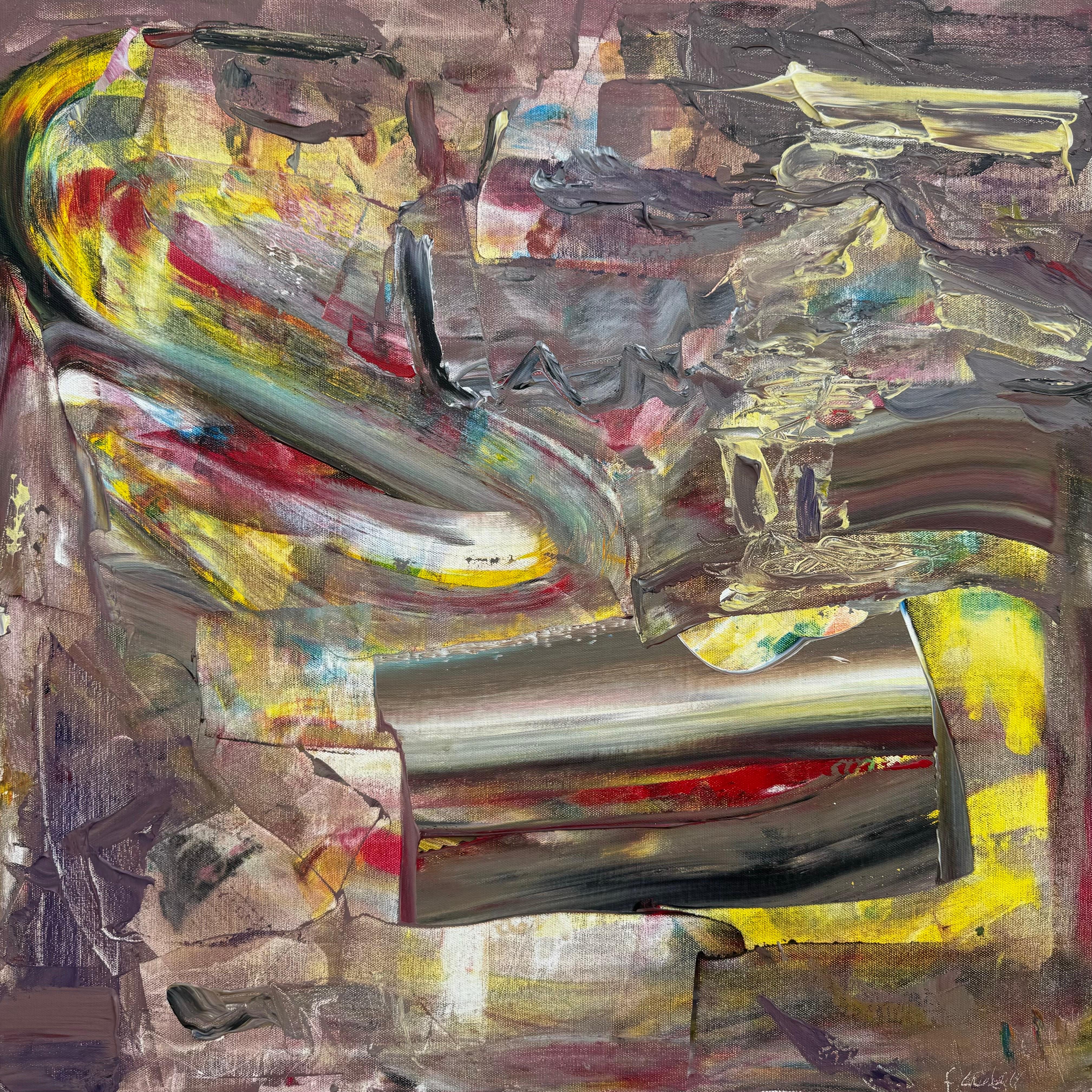 Abstract Painting di Frank Chiodo - Girotondo a destra