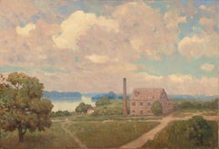 Antique 'Old Brick Kiln, Henry, Illinois', Impressionist, Bowers, Laguna Beach, PAI, AIC