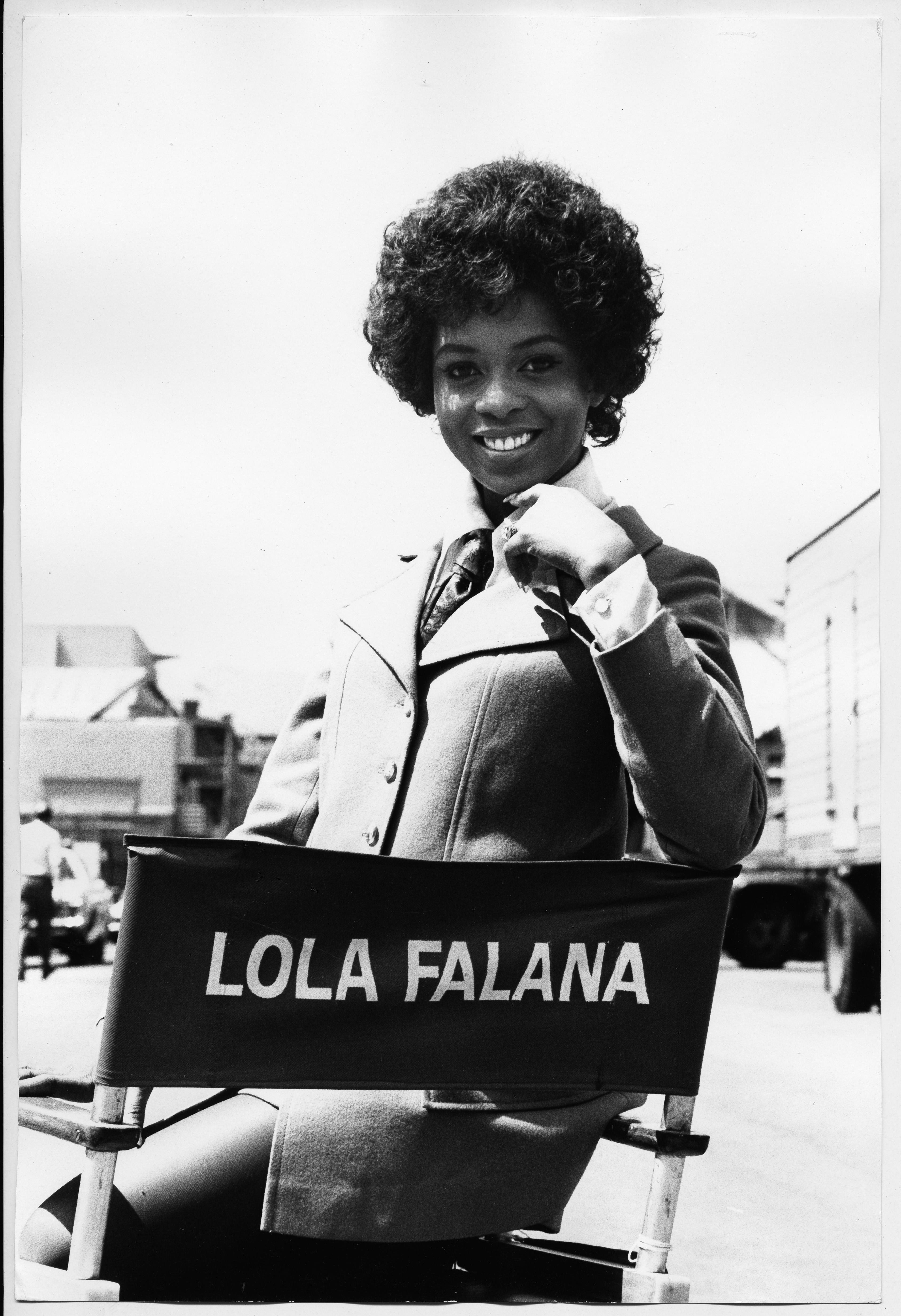 Lola Falana on the Set photographed by Frank Dandridge, 1969.