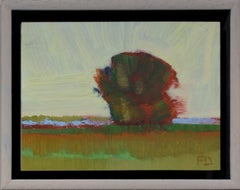 ''Febrero'', Pintura al óleo holandesa contemporánea de un paisaje en febrero