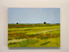 Prima fioritura in primavera - Pittura contemporanea del 21° secolo di un paesaggio