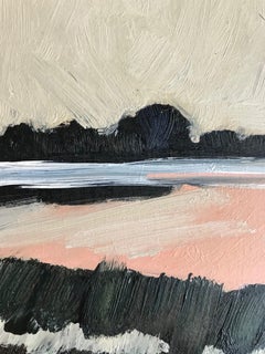 ''Landscape Miniature 0421''Contemporary Dutch Landscape Miniature Oil Painting