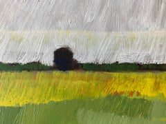 Paisaje en miniatura 0621''Paisaje holandés contemporáneo en miniatura Pintura al óleo