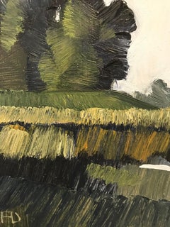 ''Landscape Miniature 0821''Contemporary Dutch Landscape Miniature Oil Painting