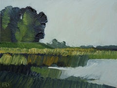 ''Landscape Miniature 0821''Contemporary Dutch Landscape Miniature Oil Painting 