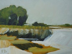 ''Landscape Miniature 1021''Contemporary Dutch Landscape Miniature Oil Painting 