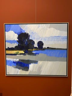 Estate - Pittura impressionistica contemporanea di un paesaggio