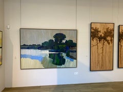 Sommer - Zeitgenössische impressionistische Malerei einer Landschaft