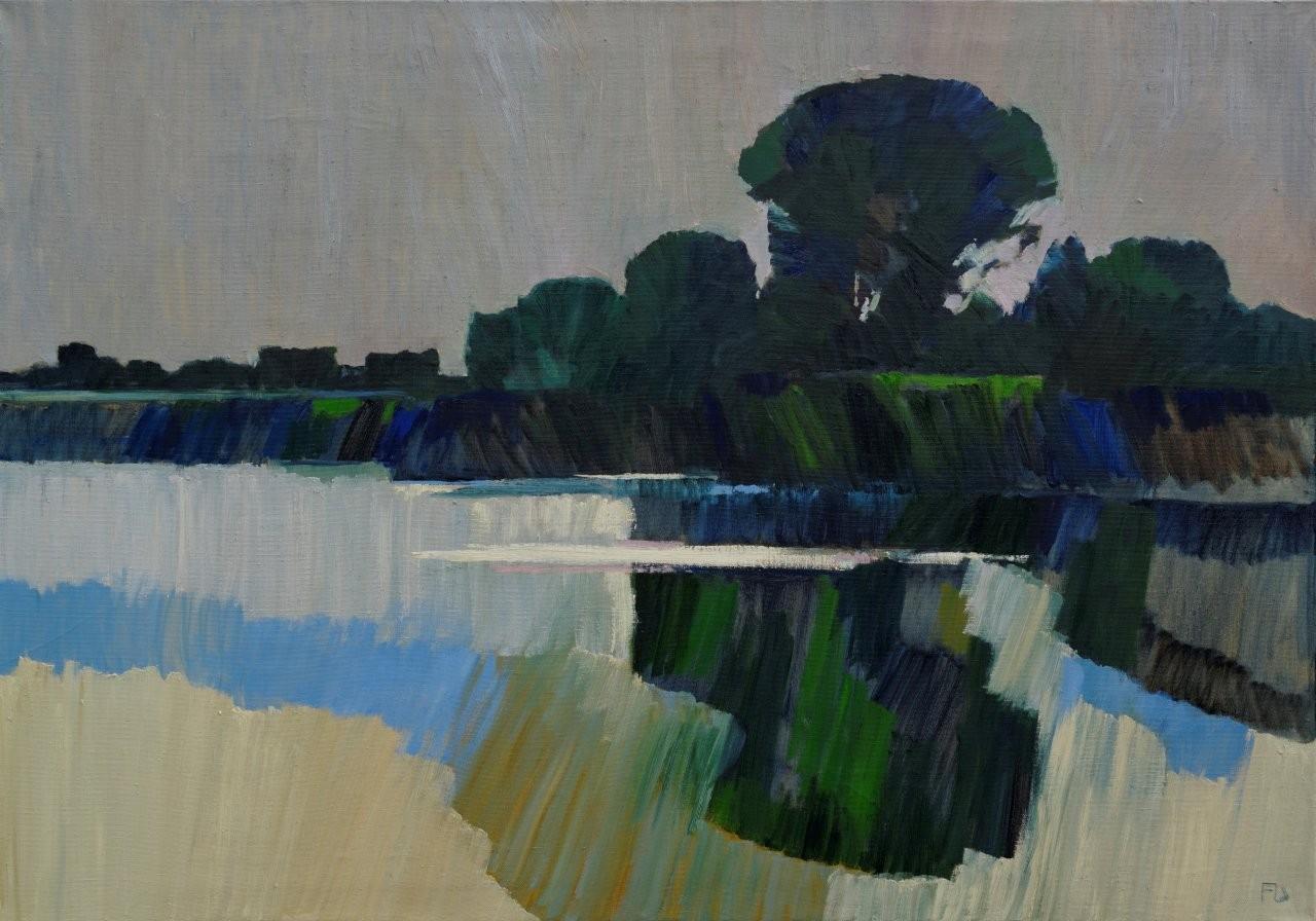 Summer - Contemporary Impressionistic Painting of a Landscape