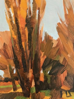 ''Winter in the Polder'', Contemporary Dutch Oil Painting of a Landscape