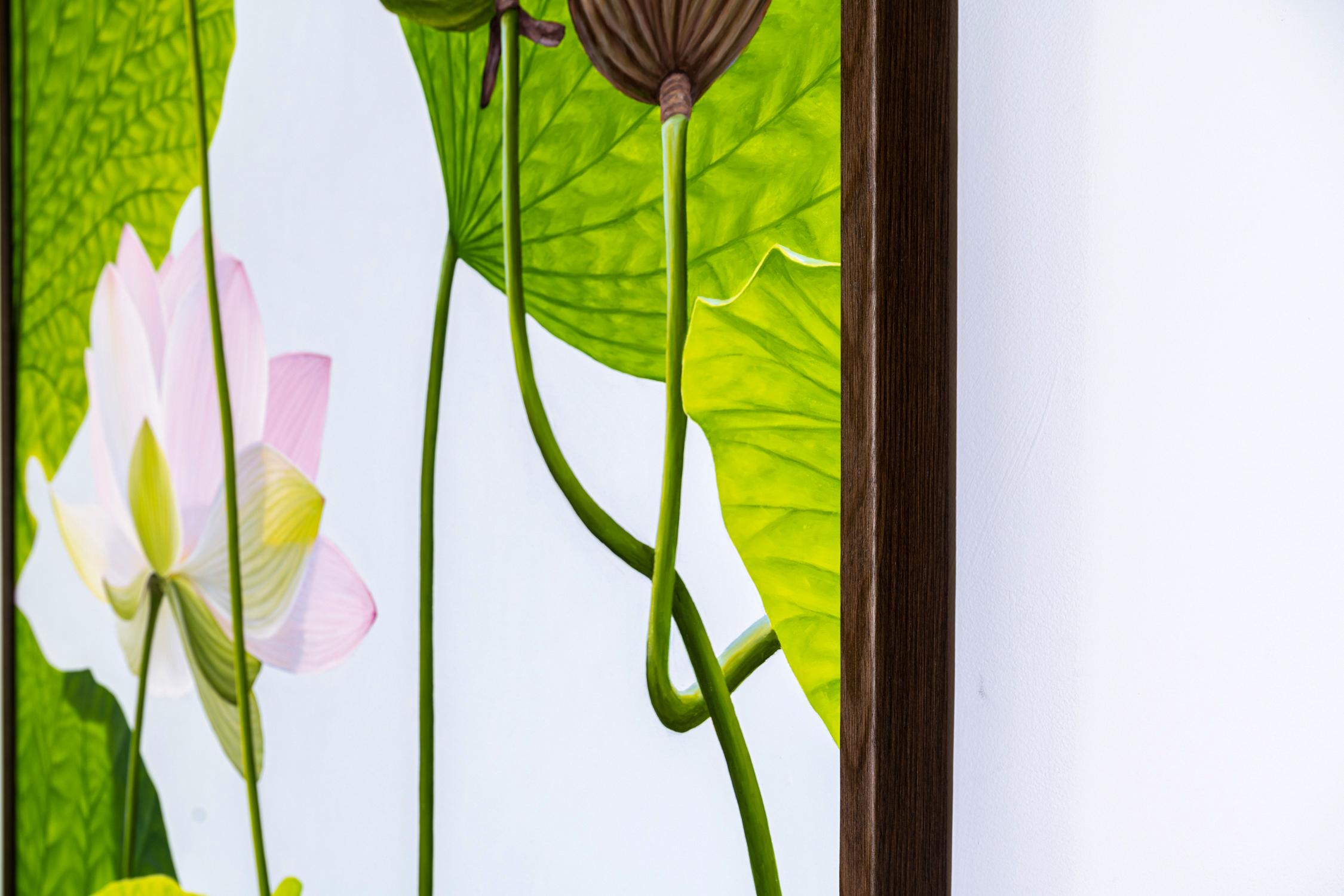 paintings of lotus flowers