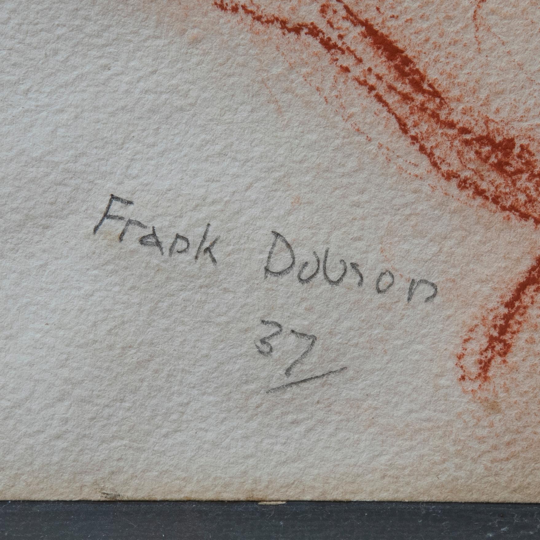 Frank Dobson Moderne Zeichnung Weiblicher Akt im Angebot 1