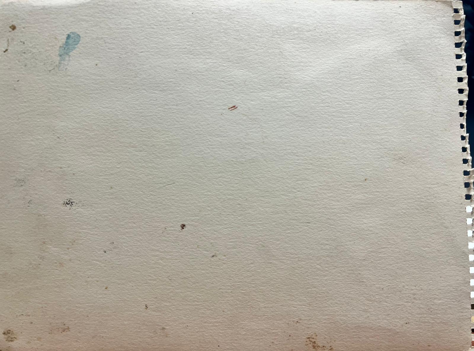 Peinture impressionniste britannique du milieu du 20e siècle - Paysage de chalet de montagne alpin en vente 1