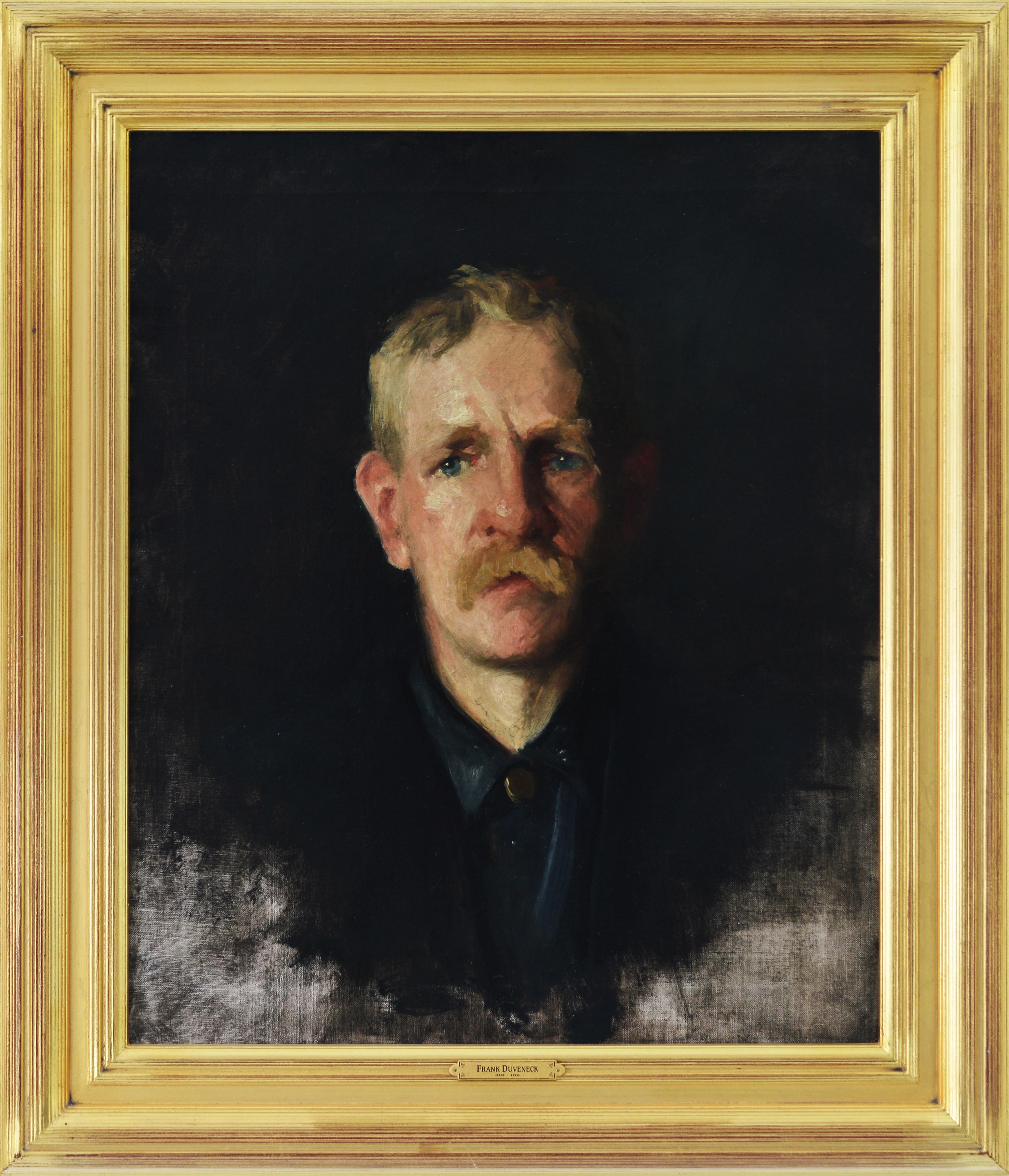 Frank Duveneck Portrait Painting - Portrait of a Blonde Man 