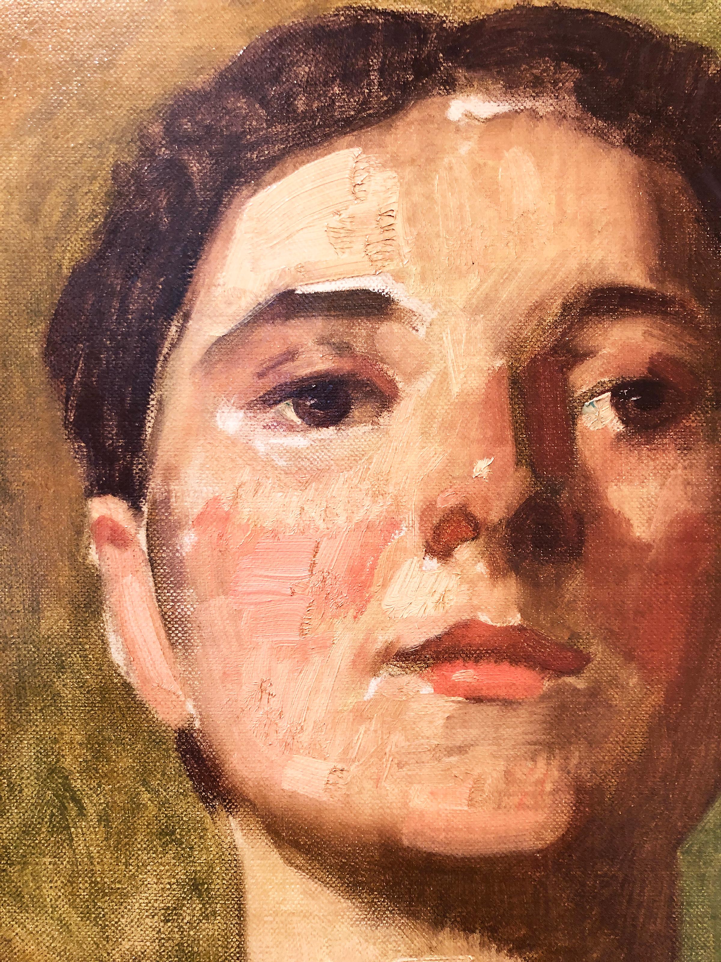 Portrait of a Woman II - Painting by Frank Duveneck