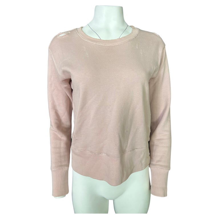 Frank And Eileen Tee Lab Pink Love Cotton Sweatshirt Top Size Xs For Sale At 1stdibs
