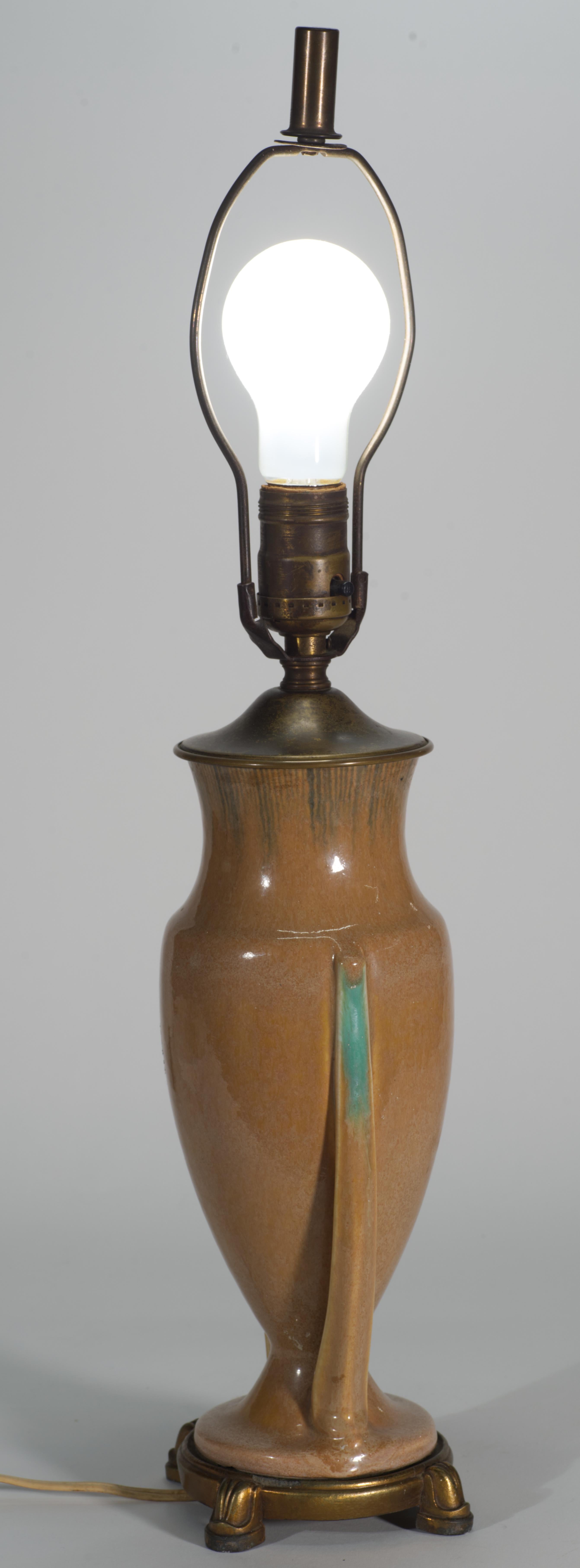 Lampe de table Art Déco Frank Ferrell pour Roseville Pottery, 1935 en vente 4