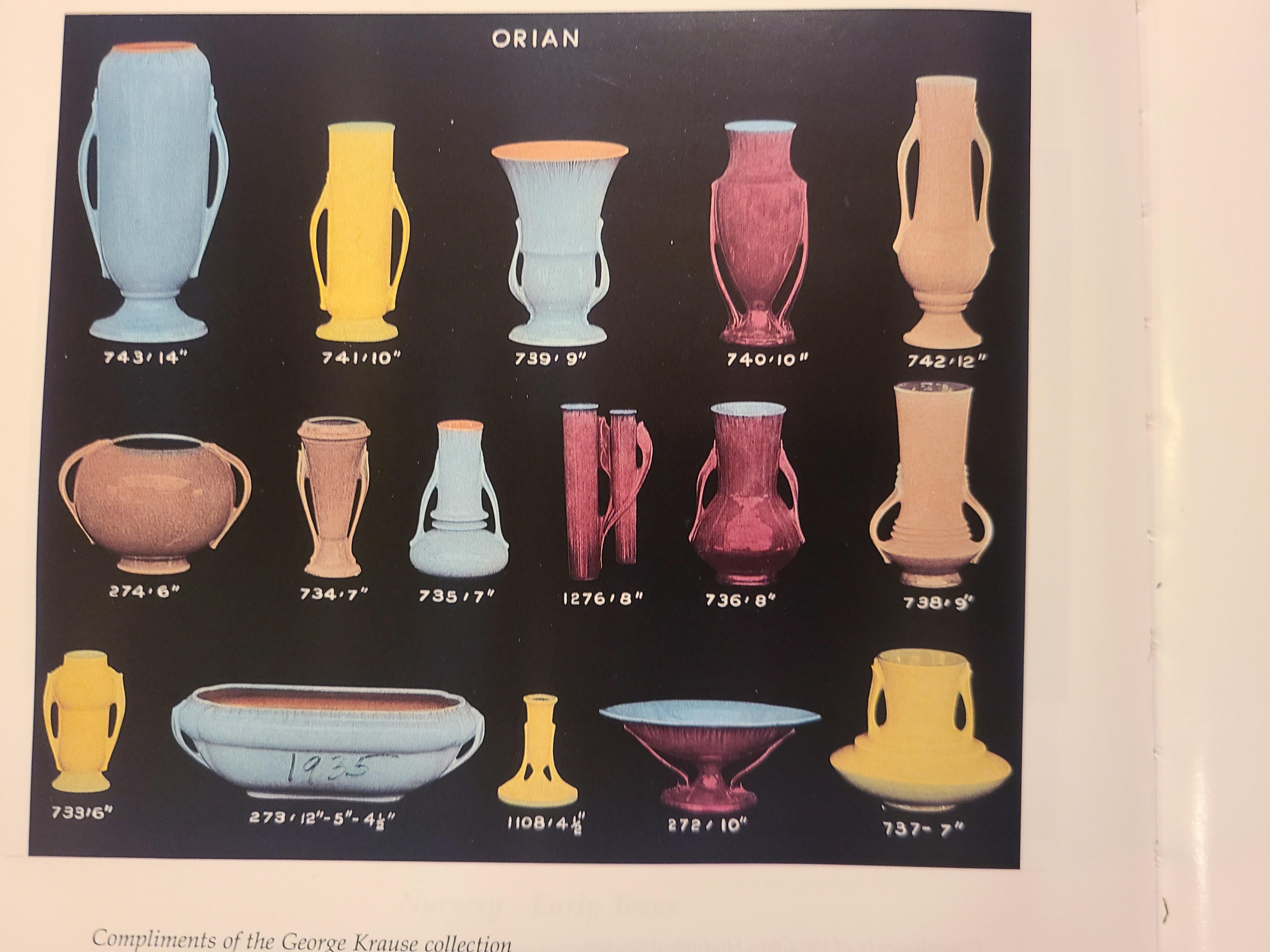 Lampe de table Art Déco Frank Ferrell pour Roseville Pottery, 1935 en vente 5