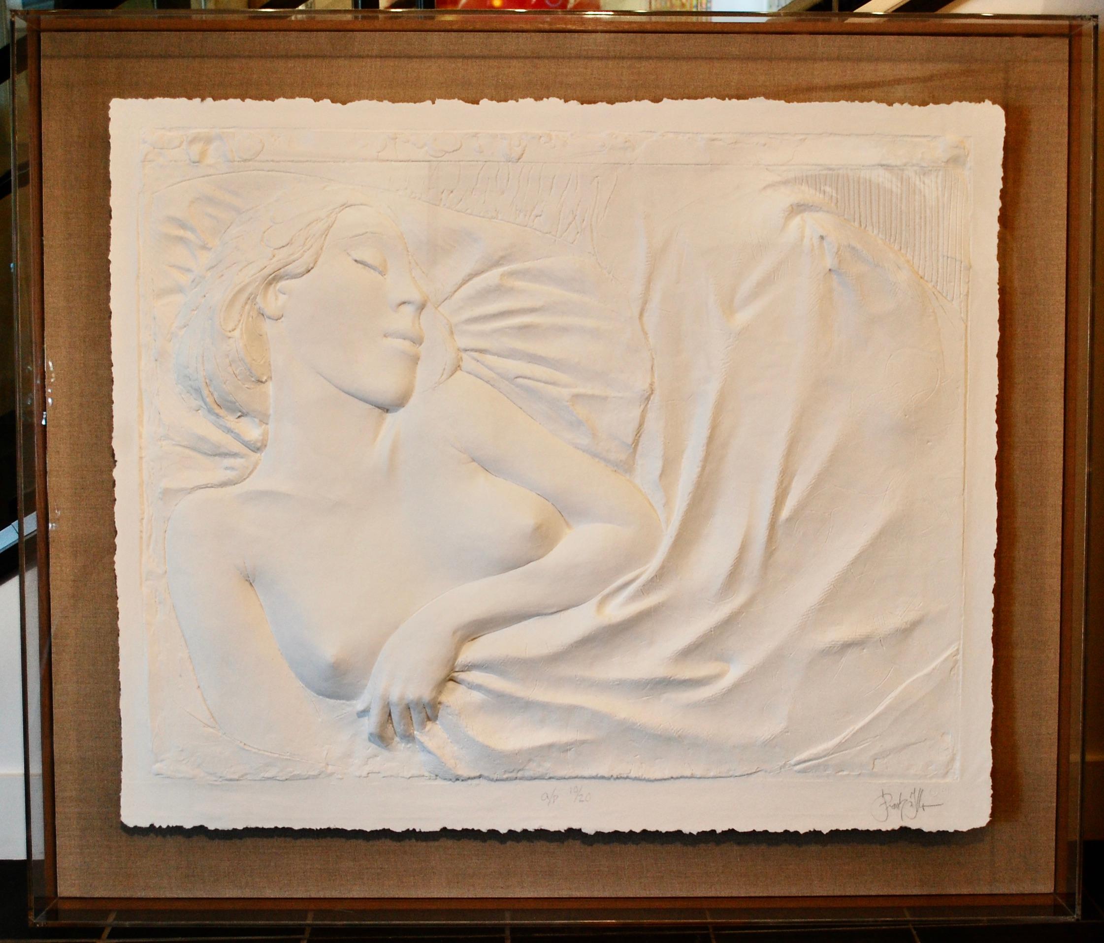 Arte da parete grande Nudo dormiente - Mixed Media Art Moderno di Frank Gallo