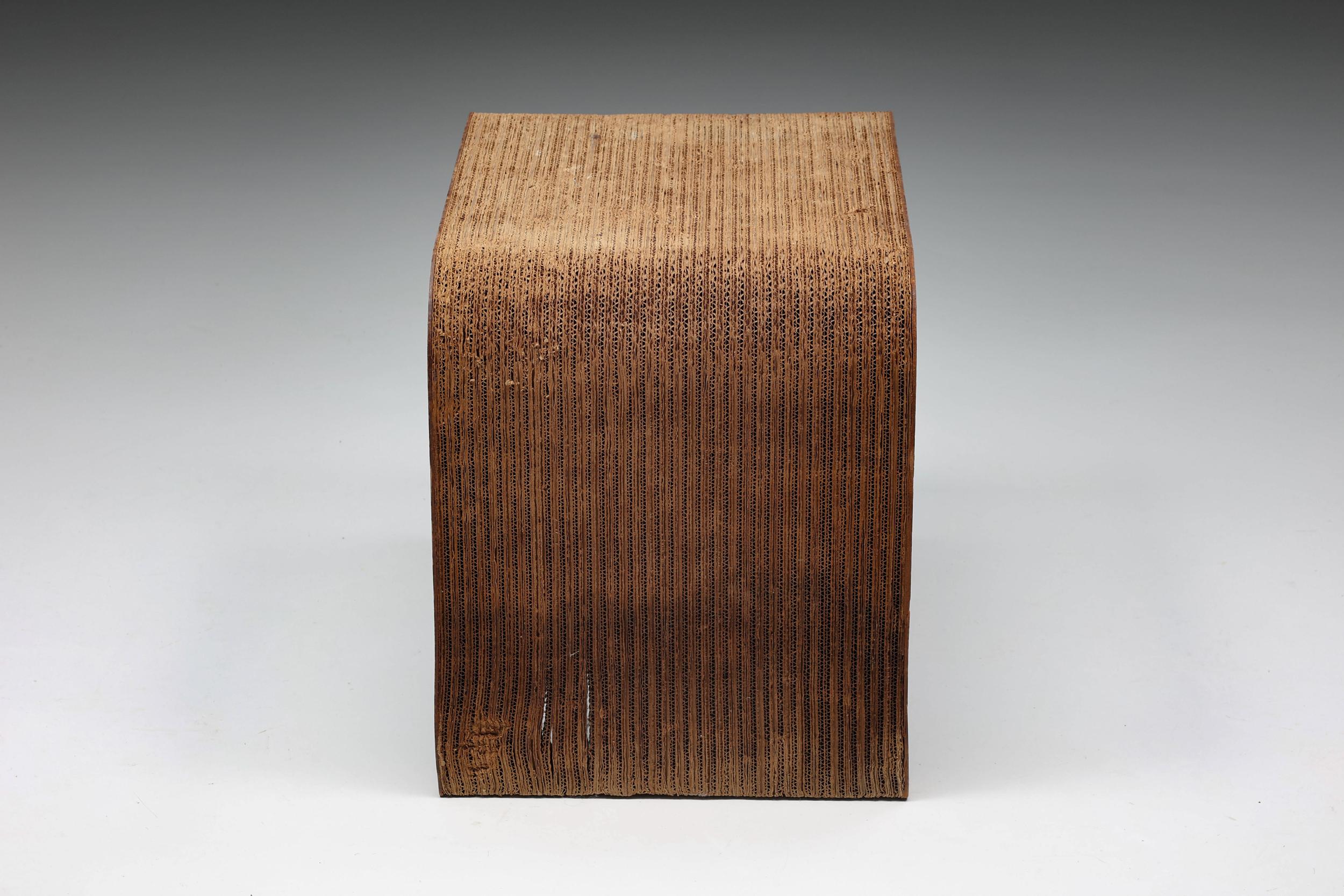 cardboard stools