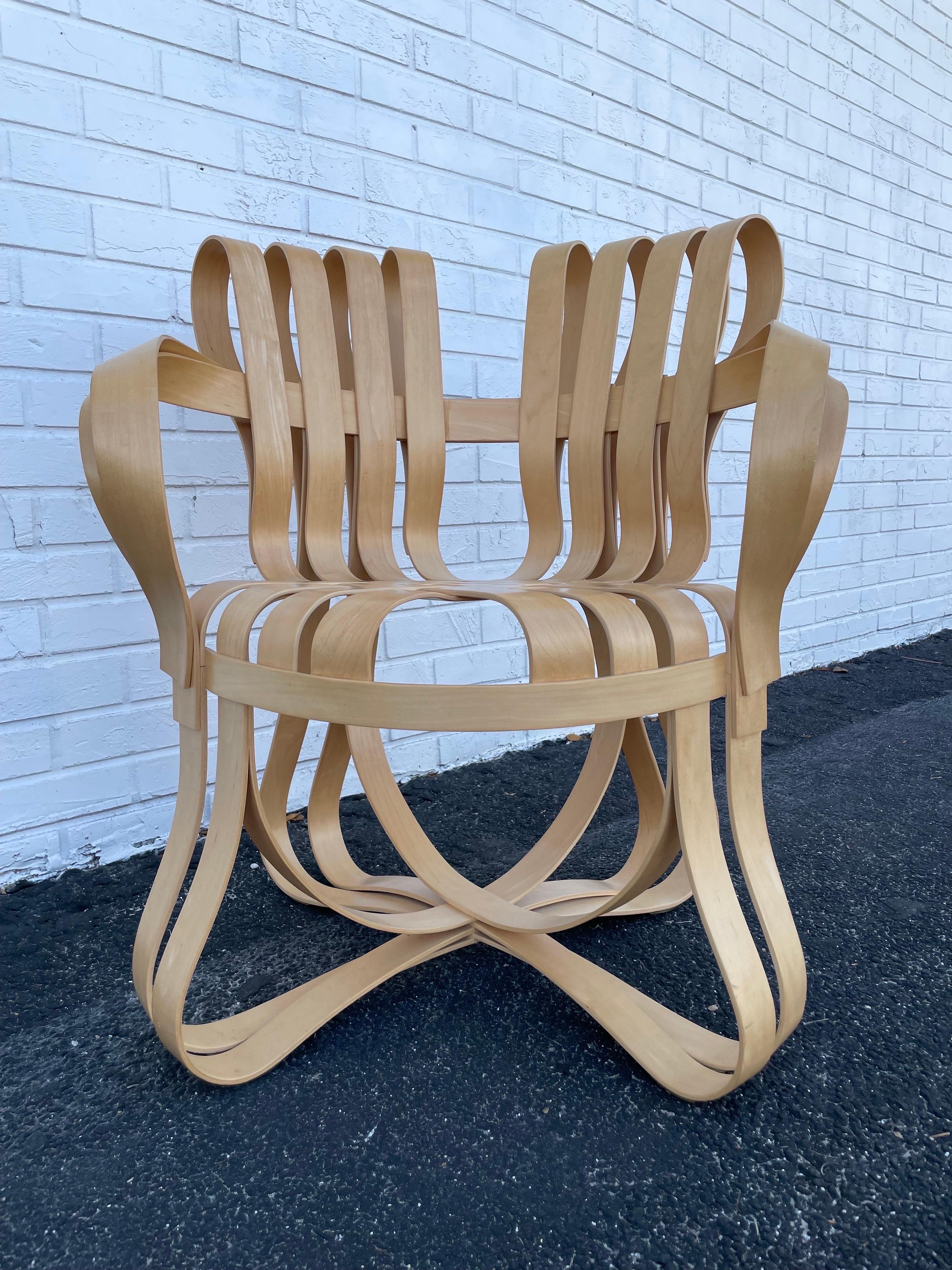 Mid-Century Modern Frank Gehry Cross Check Chair for Knoll
