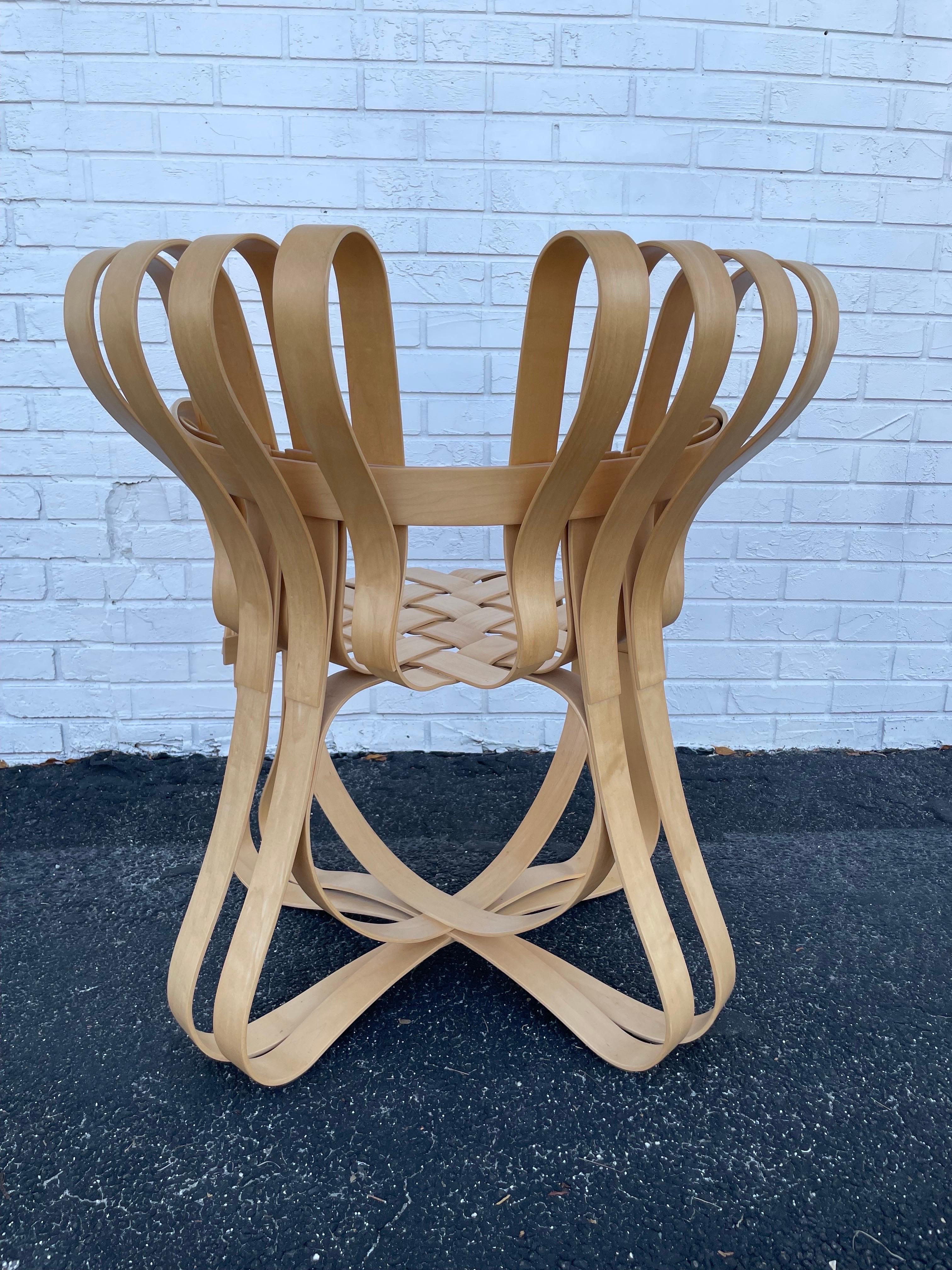 Frank Gehry Cross Check Chair for Knoll In Good Condition In Fort Lauderdale, FL