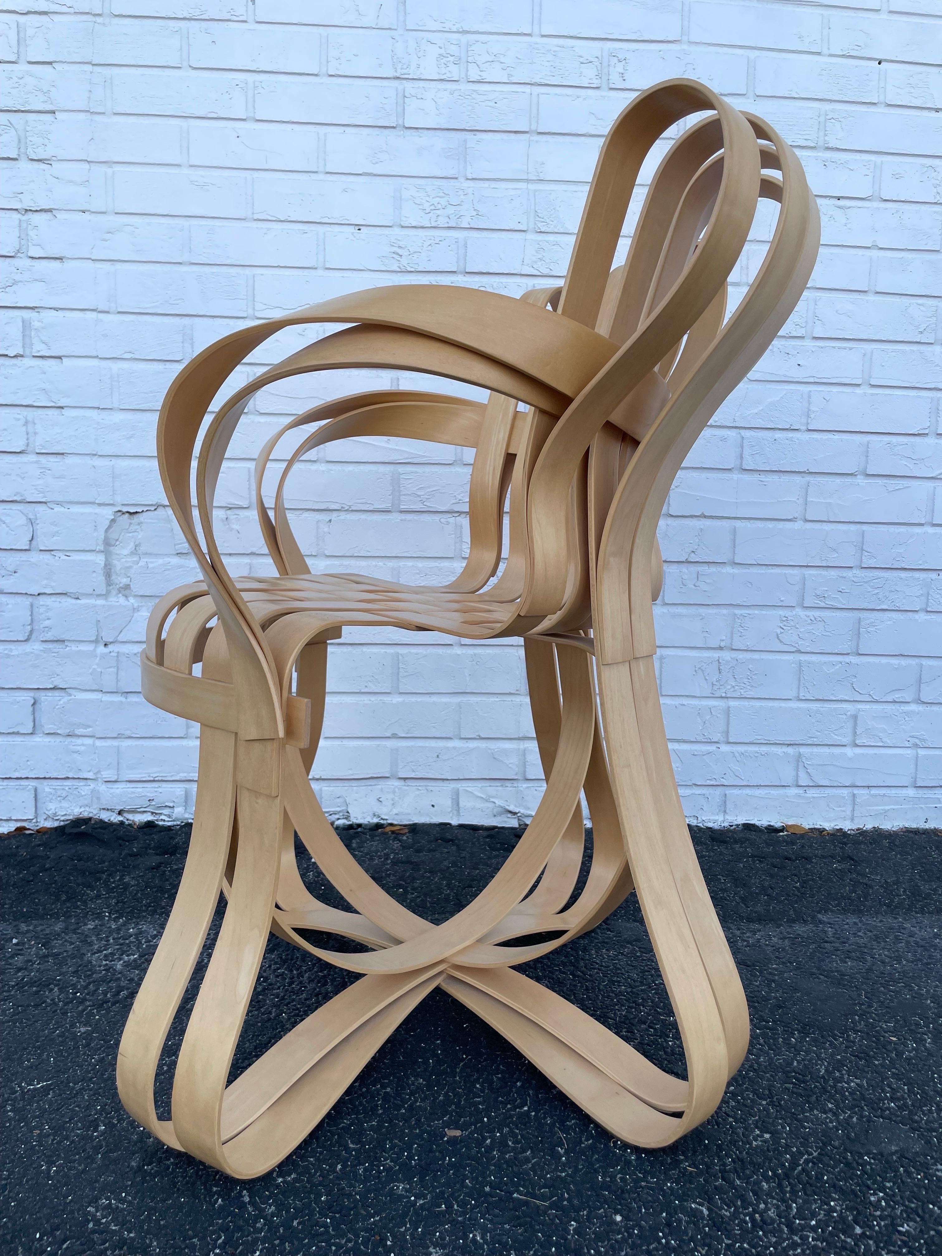 Late 20th Century Frank Gehry Cross Check Chair for Knoll