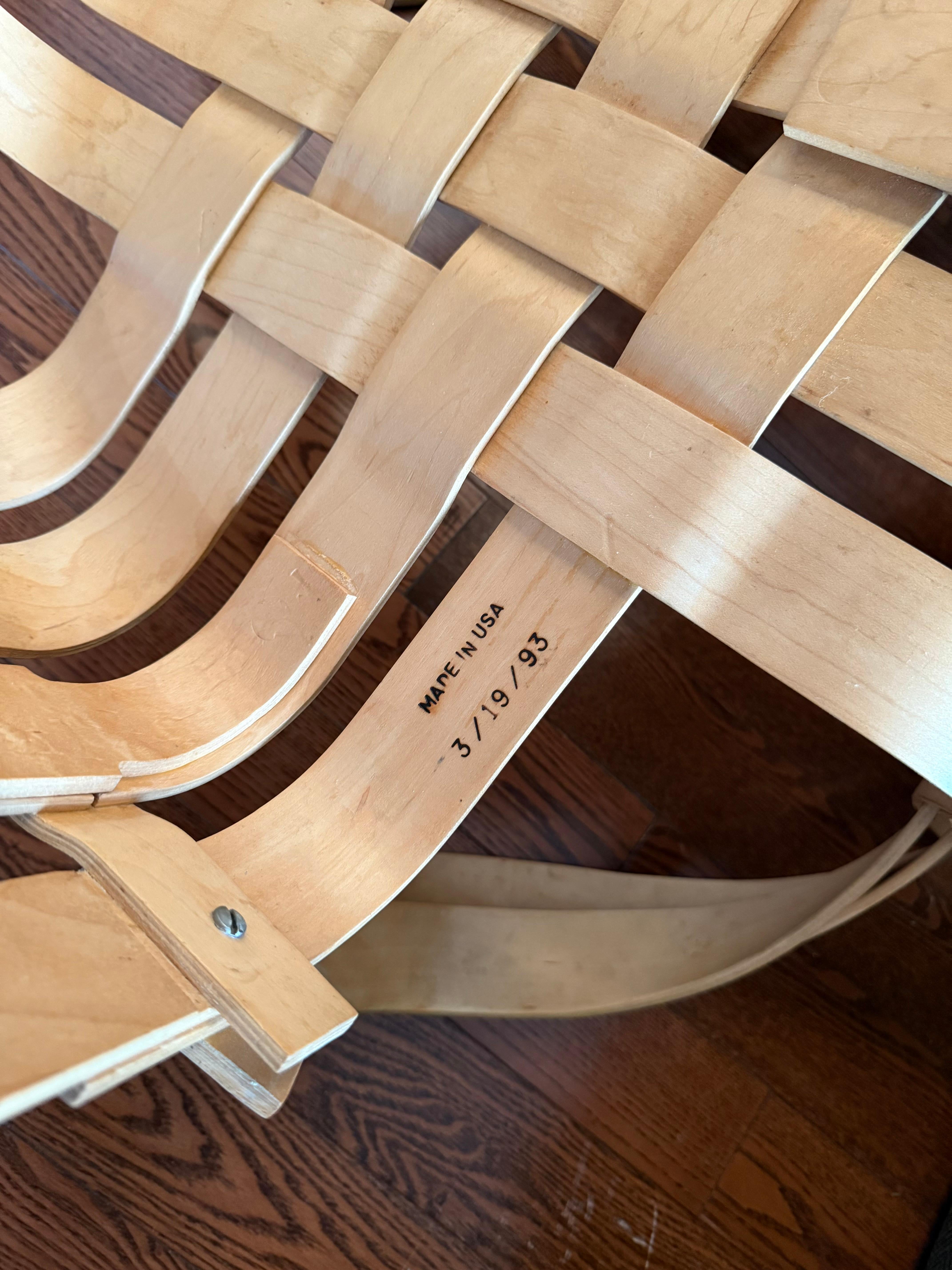 Chaises Cross Check de Frank Gehry par Knoll [x 4] en vente 4